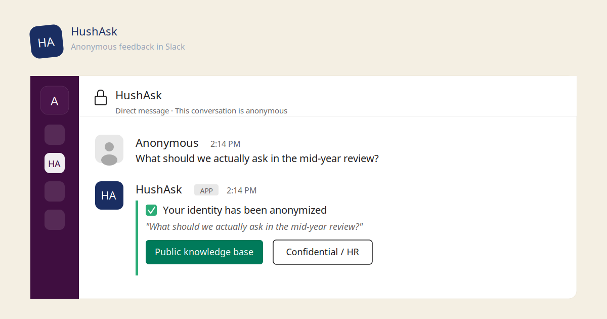 Mid-Year Review Season: Anonymous Questions That Surface Real Signal
